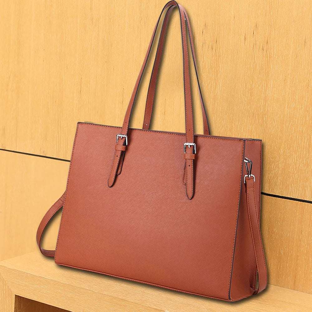 Sac cabas femme PU Leather Noir-Marron-Bleu-ShopGET® 