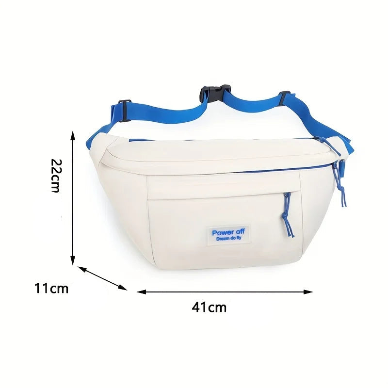 Sac banane bleu pour homme