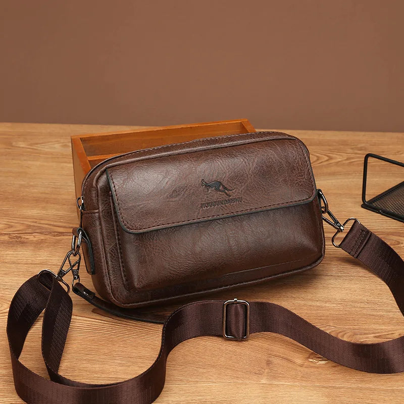 Trousse de toilette homme noir cuir - ShopGET®