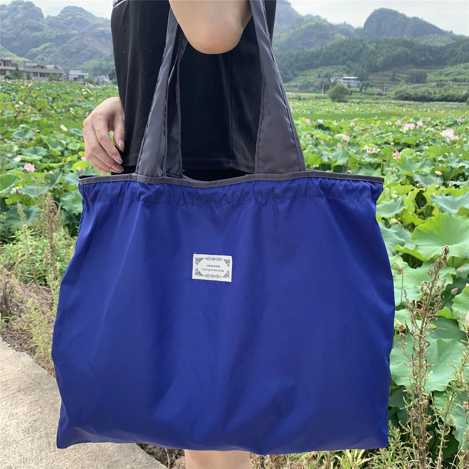 sac cabas courses original pour femme Dark Bleu-Coral-Bleu-Noir-Jaune-Vert-Rouge A-Orange-Rouge B-Gris-ShopGET® 