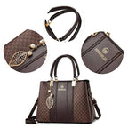 Sac cabas femme cuir pour l'été Marron / 20cm X 20cm X 12cm-Jaune / 20cm X 20cm X 12cm-Rose / 20cm X 20cm X 12cm-Noir / 20cm X 20cm X 12cm-ShopGET® 