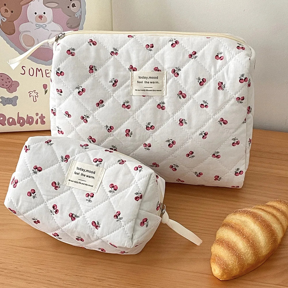 Trousse de toilette femme matelassée douce - ShopGET®