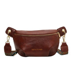 Sac banane en cuir artificiel femme
