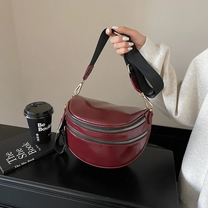 Sac banane femme chic à fermeture éclair