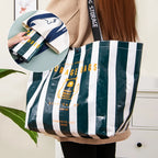 Sac de courses tote bag Blanc Small-Beige Small-Beige Large-Jaune Small-Stripe Large-Vert Large-ShopGET® 
