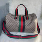 Sac weekend de qualité plaid Kaki Gris A / OFFERTE-Kaki Gris B / OFFERTE-ShopGET® 