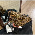 Grand sac banane léopard