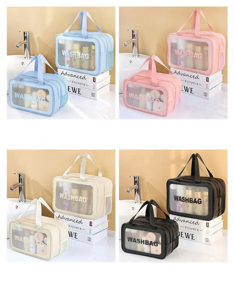 Trousse de toilette femme transparente washbag - ShopGET®