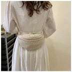 Sac banane femme paille fleurs - ShopGET®