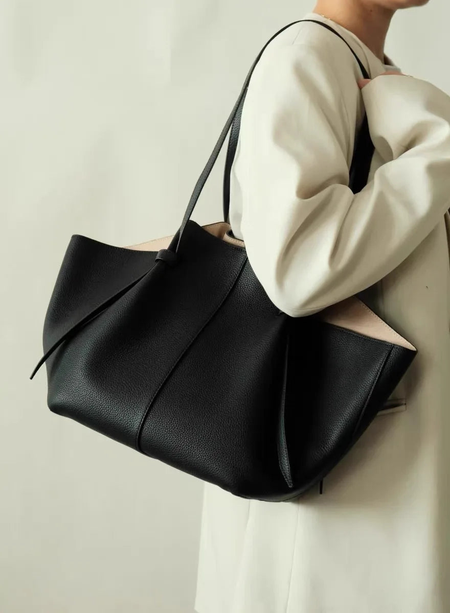 Sac cabas noir Elite Noir PU / 35x15x20cm-Rouge PU / 35x15x20cm-Marron A / 35x15x20cm-Marron B / 35x15x20cm-Noir / 35x15x20cm-Marron PU / 35x15x20cm-Café / 35x15x20cm-ShopGET® 