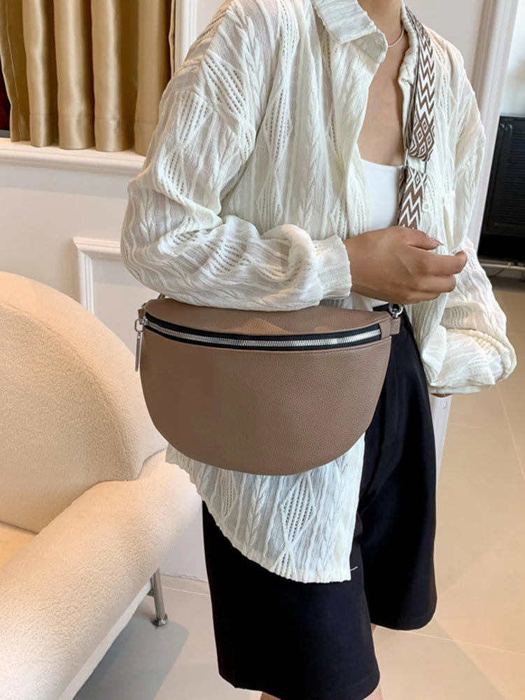 Sac banane femme luxe en cuir - ShopGET®