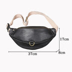 Sac banane étanche en cuir pour homme - ShopGET®