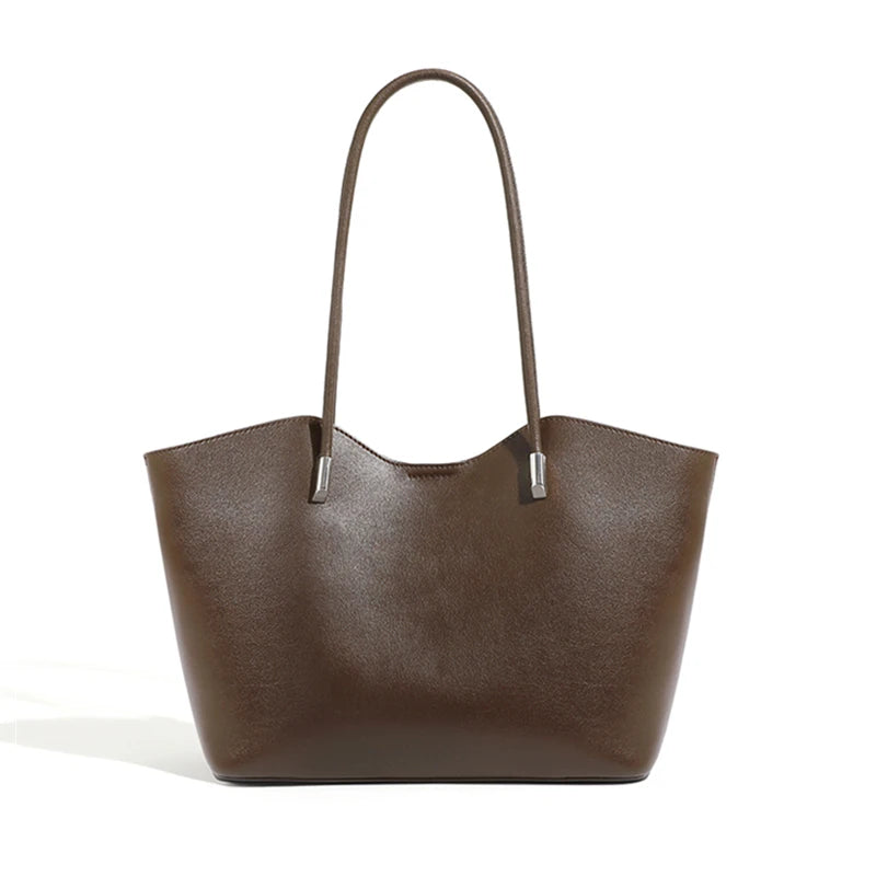 Sac cabas en cuir  souple femme Burgundy-Noir-Café-Marron-ShopGET® 