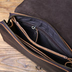 Pochette homme classe Dark brown-Retro Brown-ShopGET® 