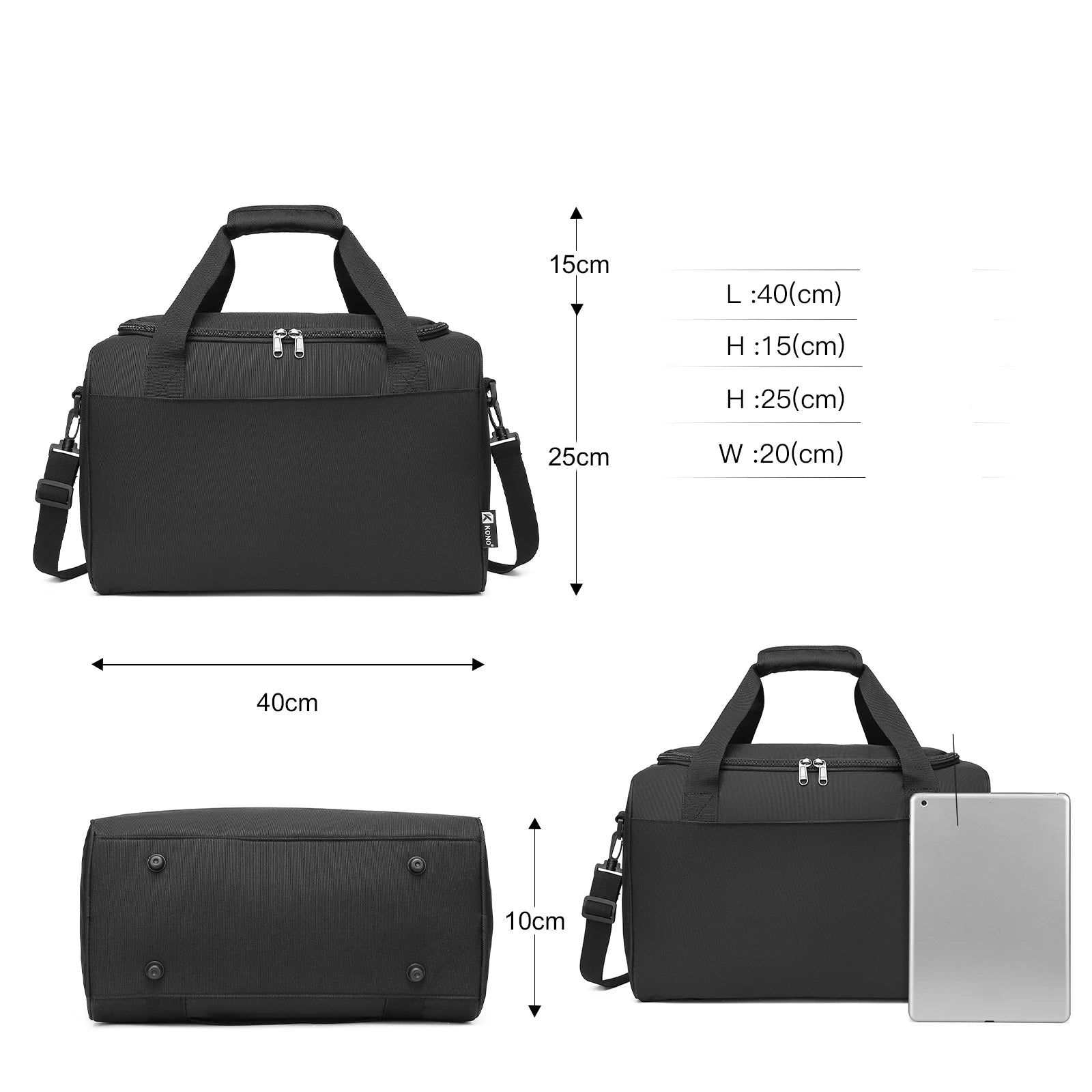 Sac weekend pour homme courte séjour Noir / OFFERTE-Gris / OFFERTE-Bleu A / OFFERTE-Marron / OFFERTE-Bleu B / OFFERTE-Rouge / OFFERTE-Rose / OFFERTE-Multicolore / OFFERTE-ShopGET® 