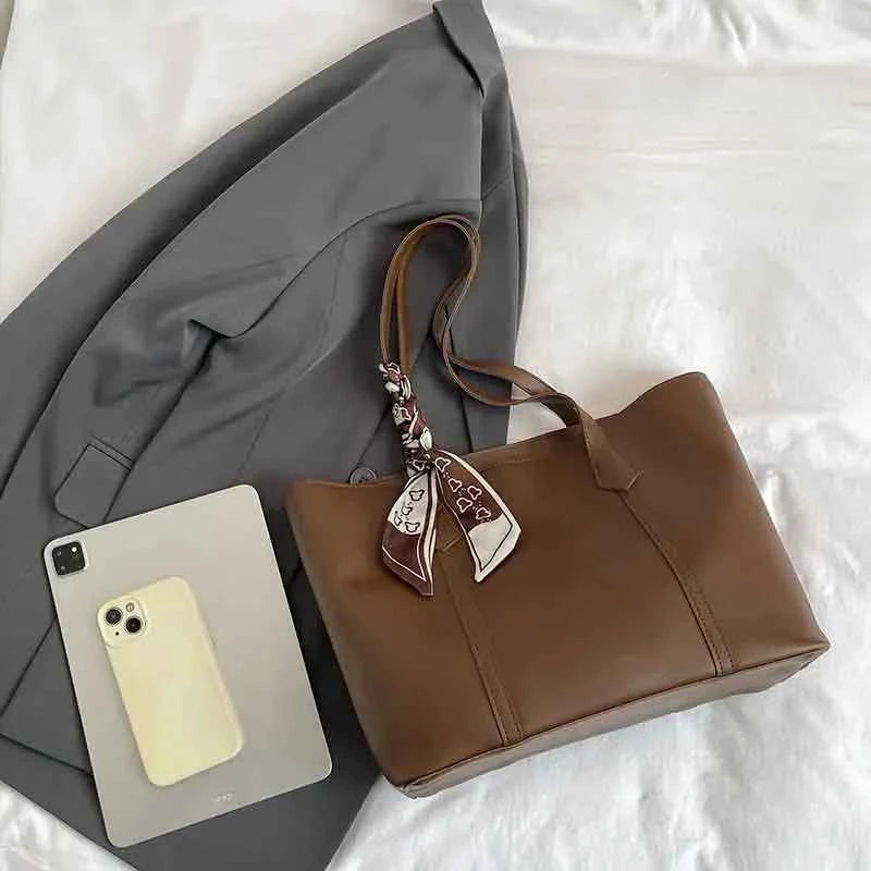 Sac cabas femme pas cher Marron / 40x13x25cm-Noir / 40x13x25cm-Kaki / 40x13x25cm-ShopGET® 