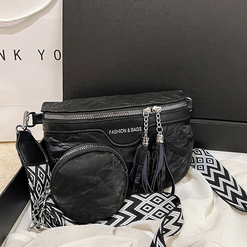 Sac banane femme chic  décontracté vert