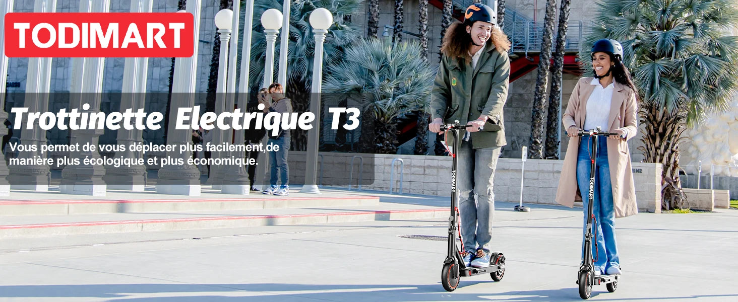 Trottinette électrique tout terrain  350W pliable 25 km/h