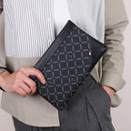 Pochette homme à décor géométrique 27cmX16.5cmX3cm-ShopGET® 