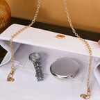 Pochette femme luxe de soirée Blanc-Dorée-Noir-Argent-ShopGET® 