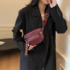 Petit sac banane cuir souple femme