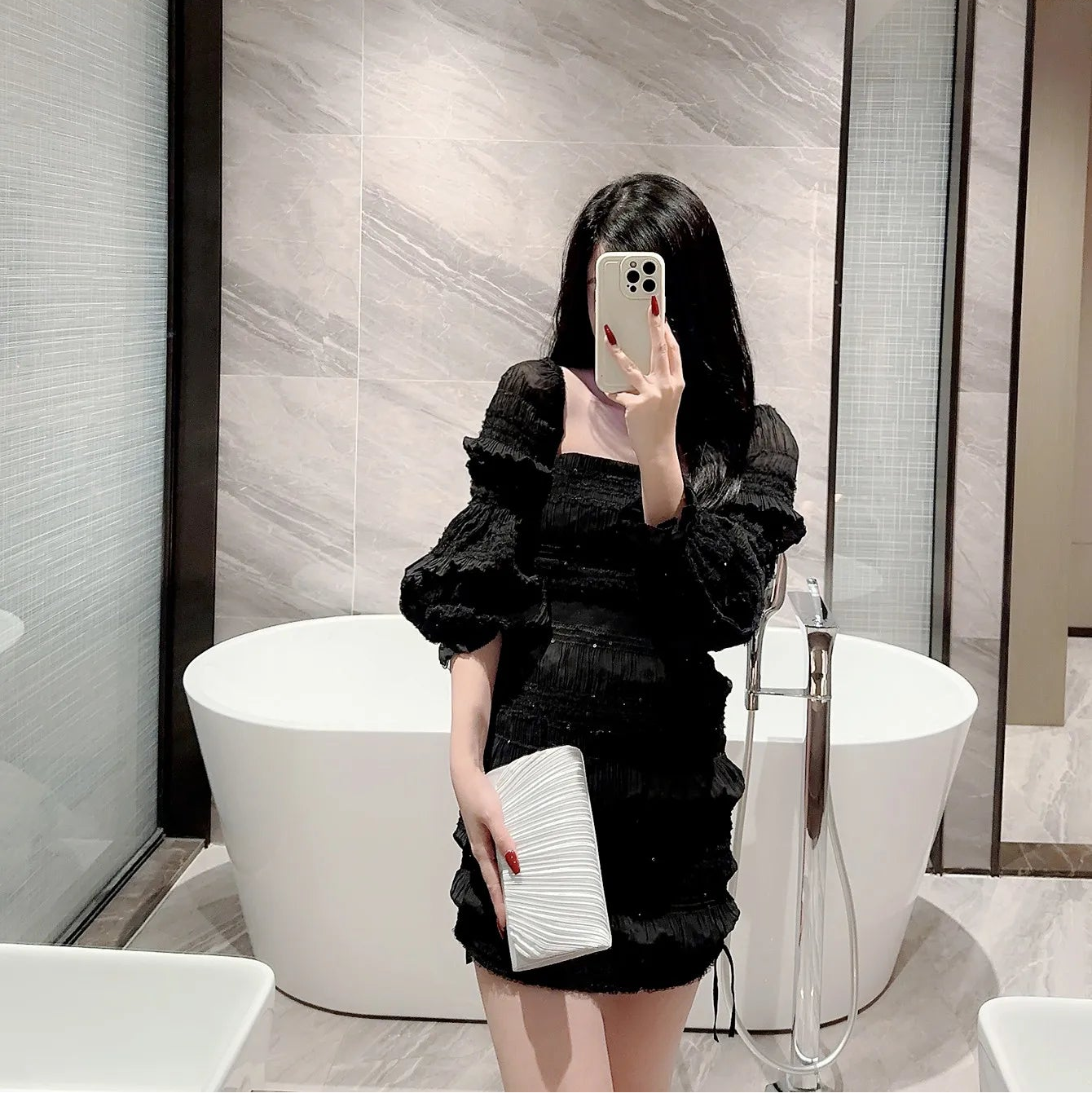 Pochette femme habillée A-B-C-D-ShopGET® 