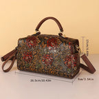 Mini sac cabas en cuir Marron-ShopGET® 