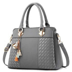 Sac cabas femme avec fermeture éclair 31x14x23cm / Gris SB-31x14x23cm / Noir A-31x14x23cm / Noir B-31x14x23cm / Bleu-31x14x23cm / Rouge-31x14x23cm / Rose-31x14x23cm / Gris-31x14x23cm / Kaki-ShopGET® 