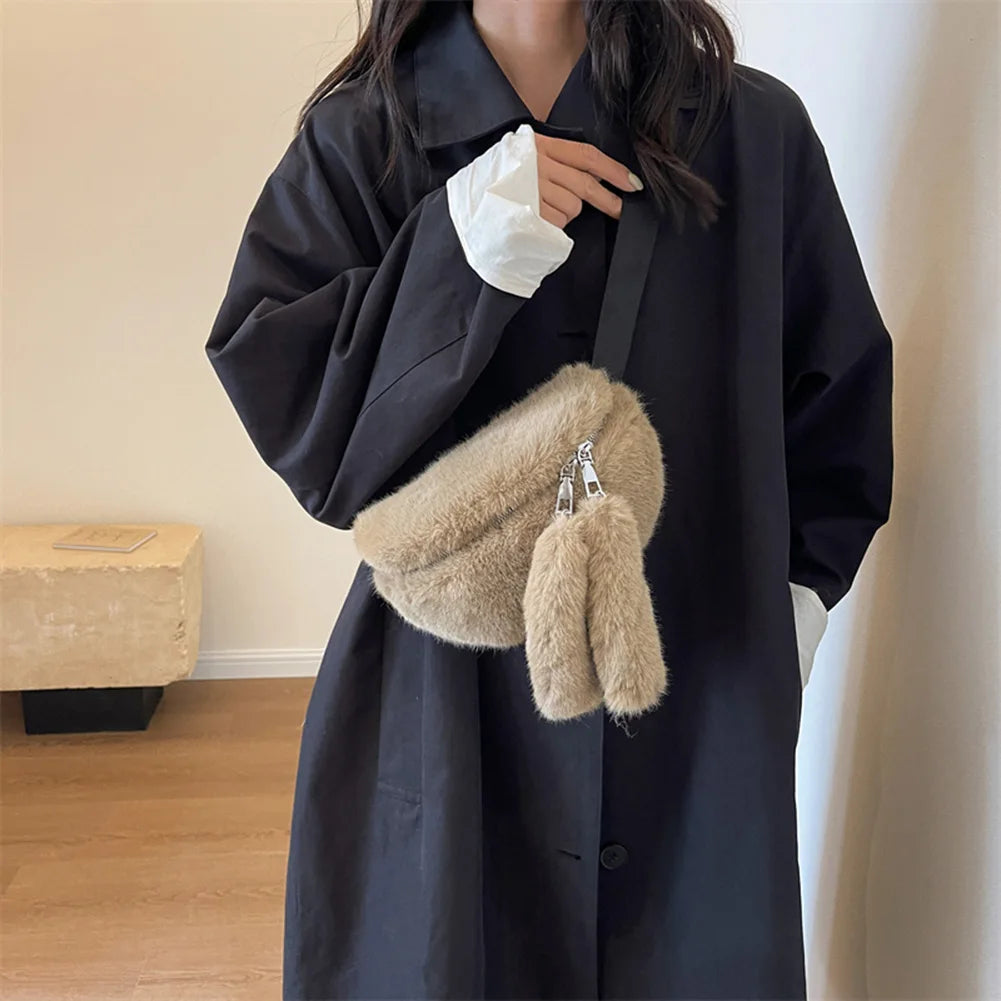 Sac banane velours côtelé femme de luxe