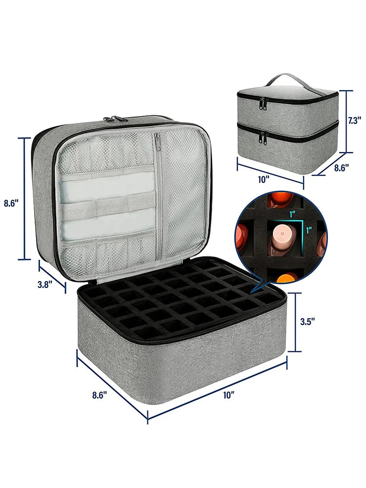 Grande trousse de toilette avec compartiment femme - ShopGET®