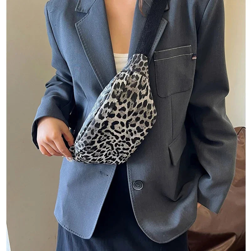 Sac banane femme léopard original