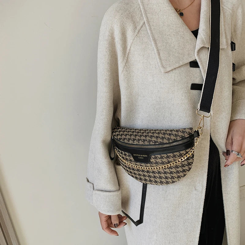 Sac banane motif léopard