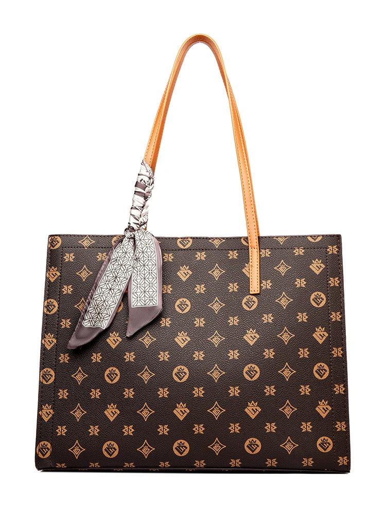 Sac cabas noir luxe en cuir Beige / 36x12x28cm-Noir / 36x12x28cm-Marron / 36x12x28cm-ShopGET® 