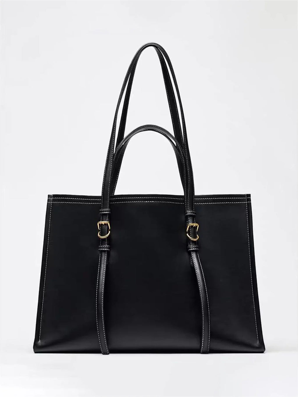 Cabas sac en cuir OFFERTE / Noir / 39x17x28.5cm-OFFERTE / Marron / 39x17x28.5cm-ShopGET® 