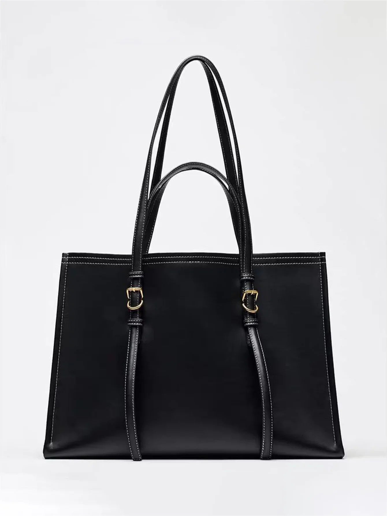 Cabas sac en cuir OFFERTE / Noir / 39x17x28.5cm-OFFERTE / Marron / 39x17x28.5cm-ShopGET® 