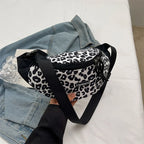 Sac banane léopard à bandoulière solide