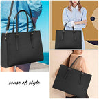 Cabas sac noir professionnel Noir / 43*33*7cm-ShopGET® 