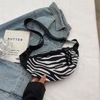 Sac banane léopard à bandoulière solide