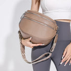 Sac banane femme chic en cuir à large sangle - ShopGET®