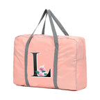 Sac weekend lettre prénom de H à Q K-J-I-H-O-N-M-L-Q-P-ShopGET® 