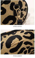 Sac banane cuir femme léopard