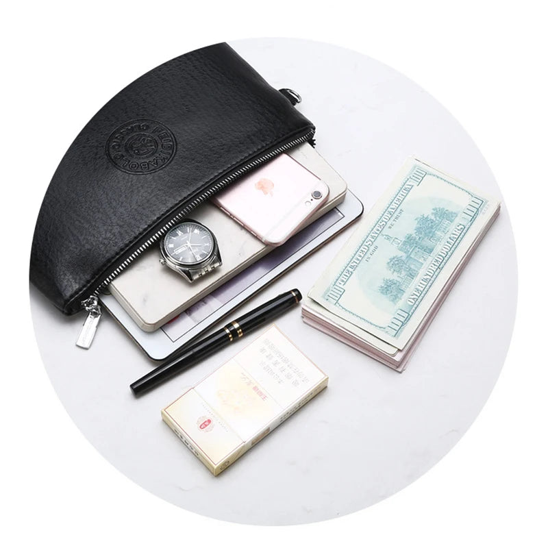 Pochette homme business Style Noir A / 24 x 18 x 2cm-Marron A / 24 x 18 x 2cm-Marron B / 24 x 18 x 2cm-Marron C / 24 x 18 x 2cm-Noir B / 24 x 18 x 2cm-Marron D / 24 x 18 x 2cm-Noir C / 24 x 18 x 2cm-ShopGET® 