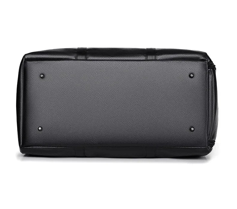 Sac weekend homme cuir marron Marron-Noir-ShopGET® 