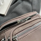 Petit sac banane cuir souple femme