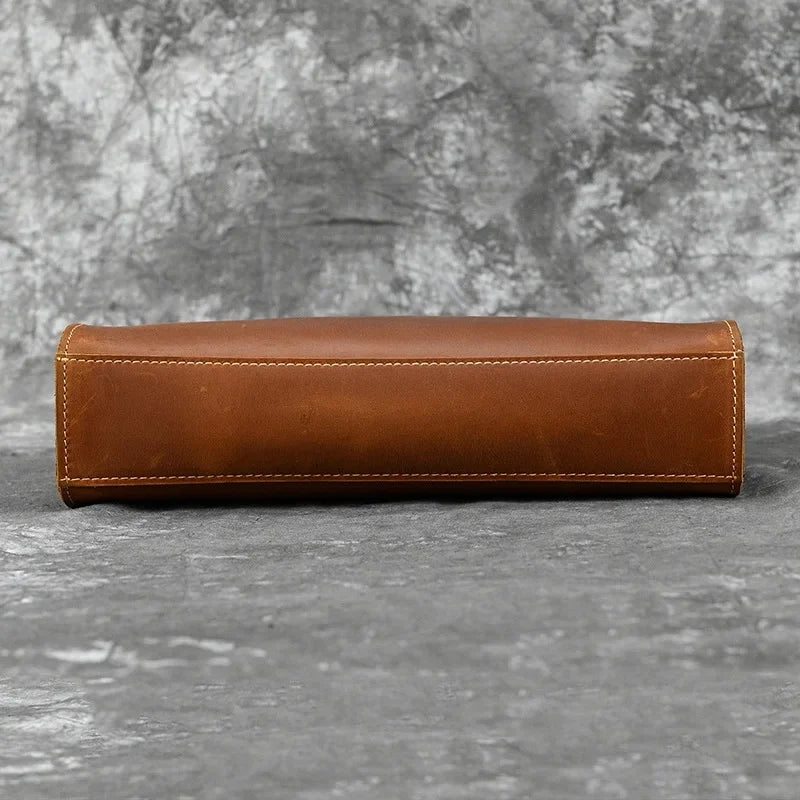 Pochette homme Emile Vintage Marron A-Marron B-ShopGET® 