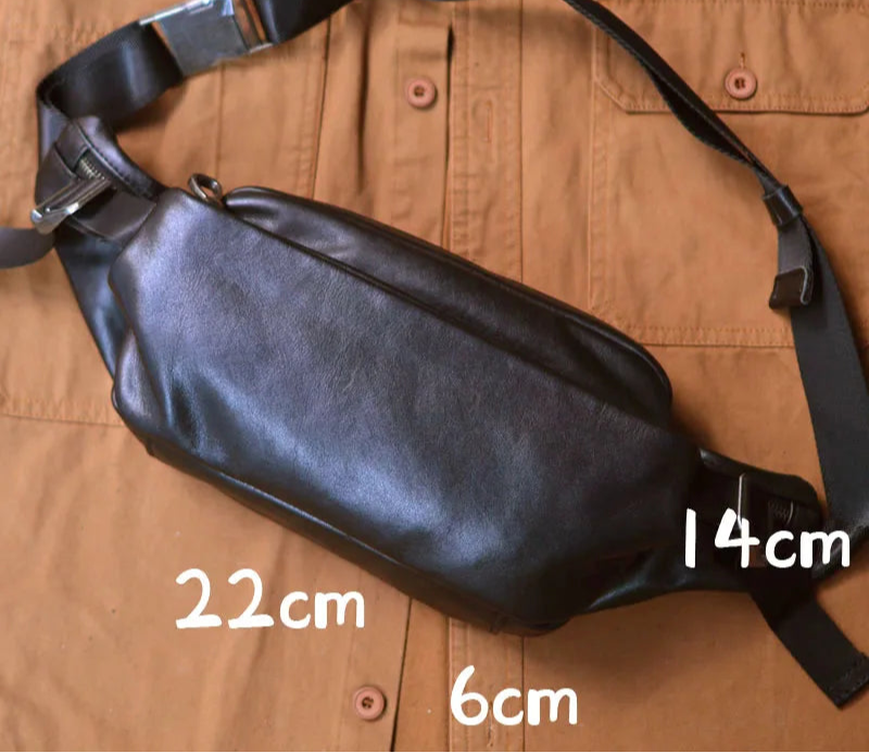 Sac banane de luxe premium pour homme