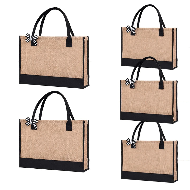 sac cabas tissu en coton et lin 1PCS-2PCS-5PCS-10PCS-3PCS-4PCS-ShopGET® 