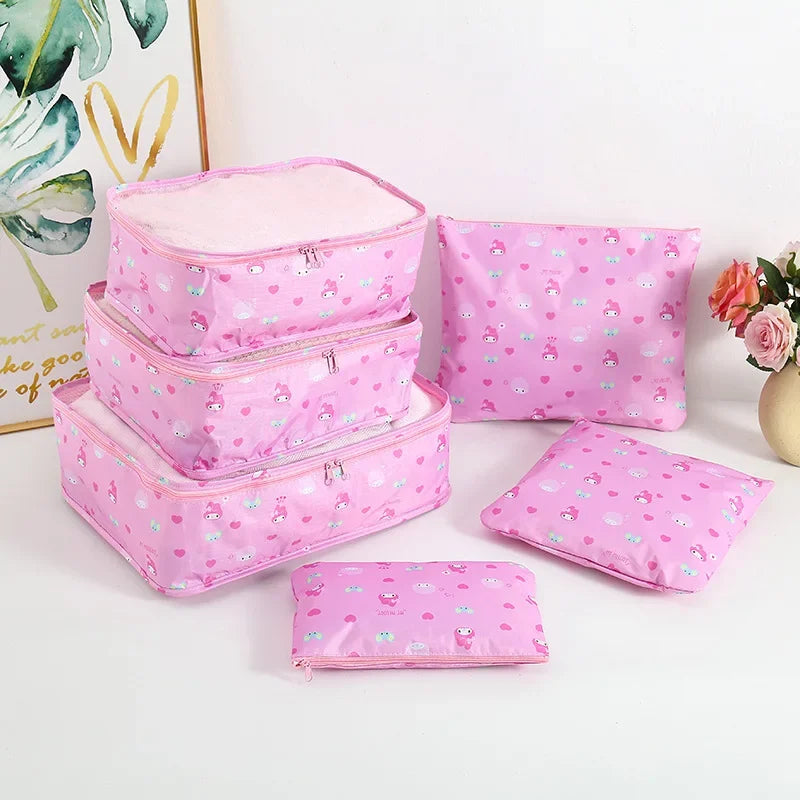 Trousse de toilette femme 6 Pièces flanelle - ShopGET®