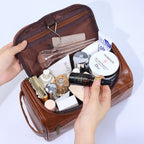 Trousse de toilette homme cuir vintage - ShopGET®