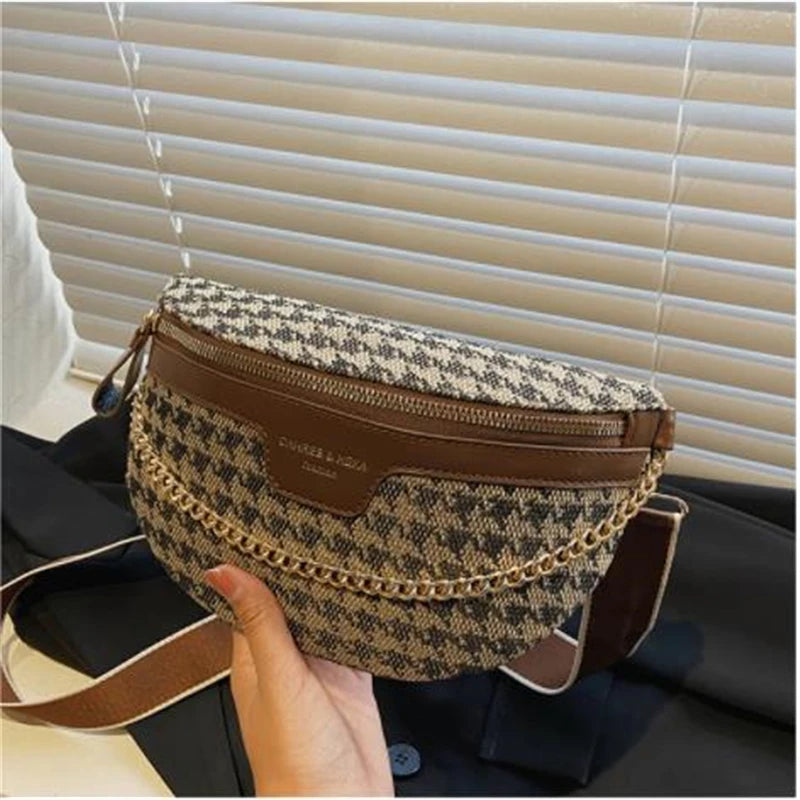 Sac banane motif léopard